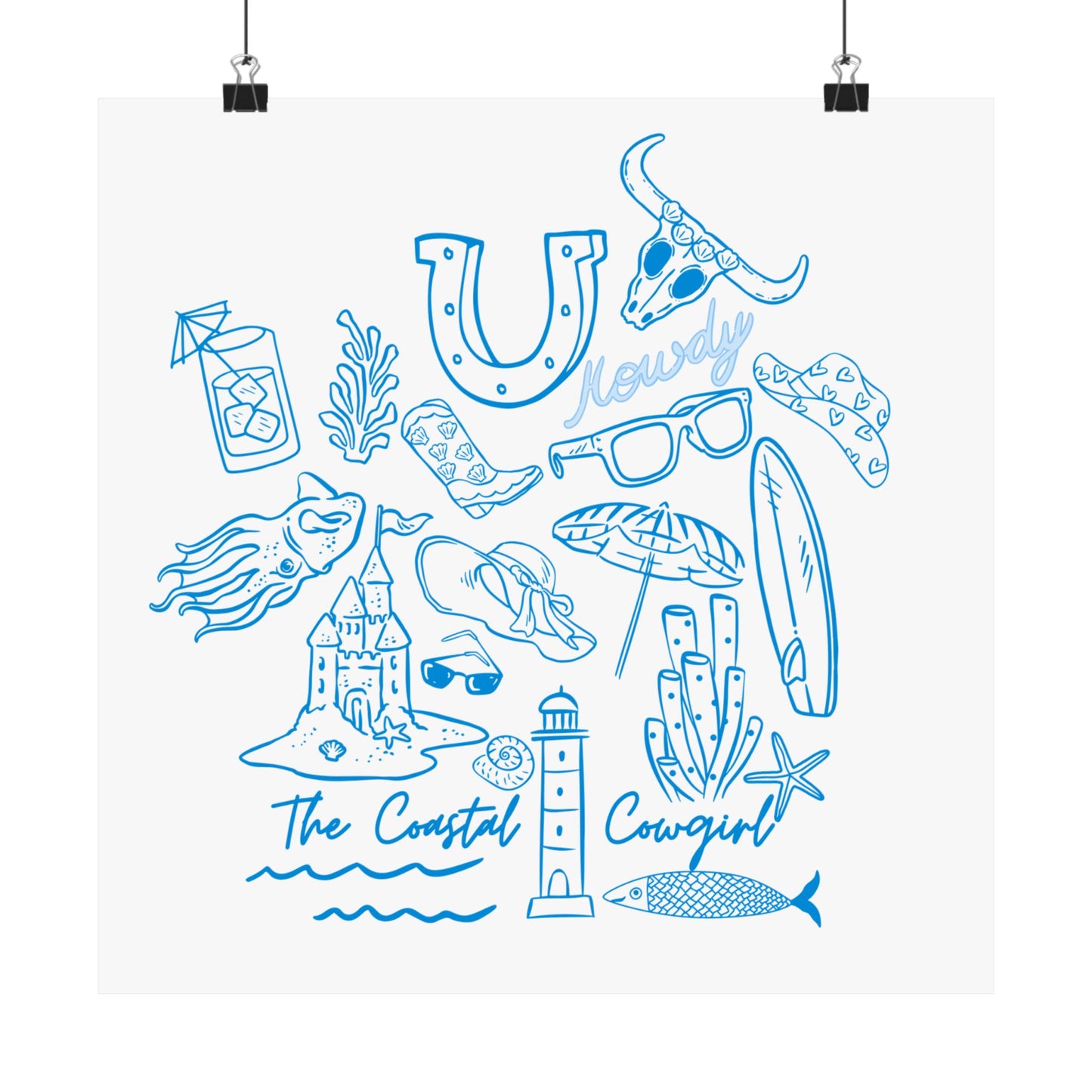 Coastal Cowgirl Poster II