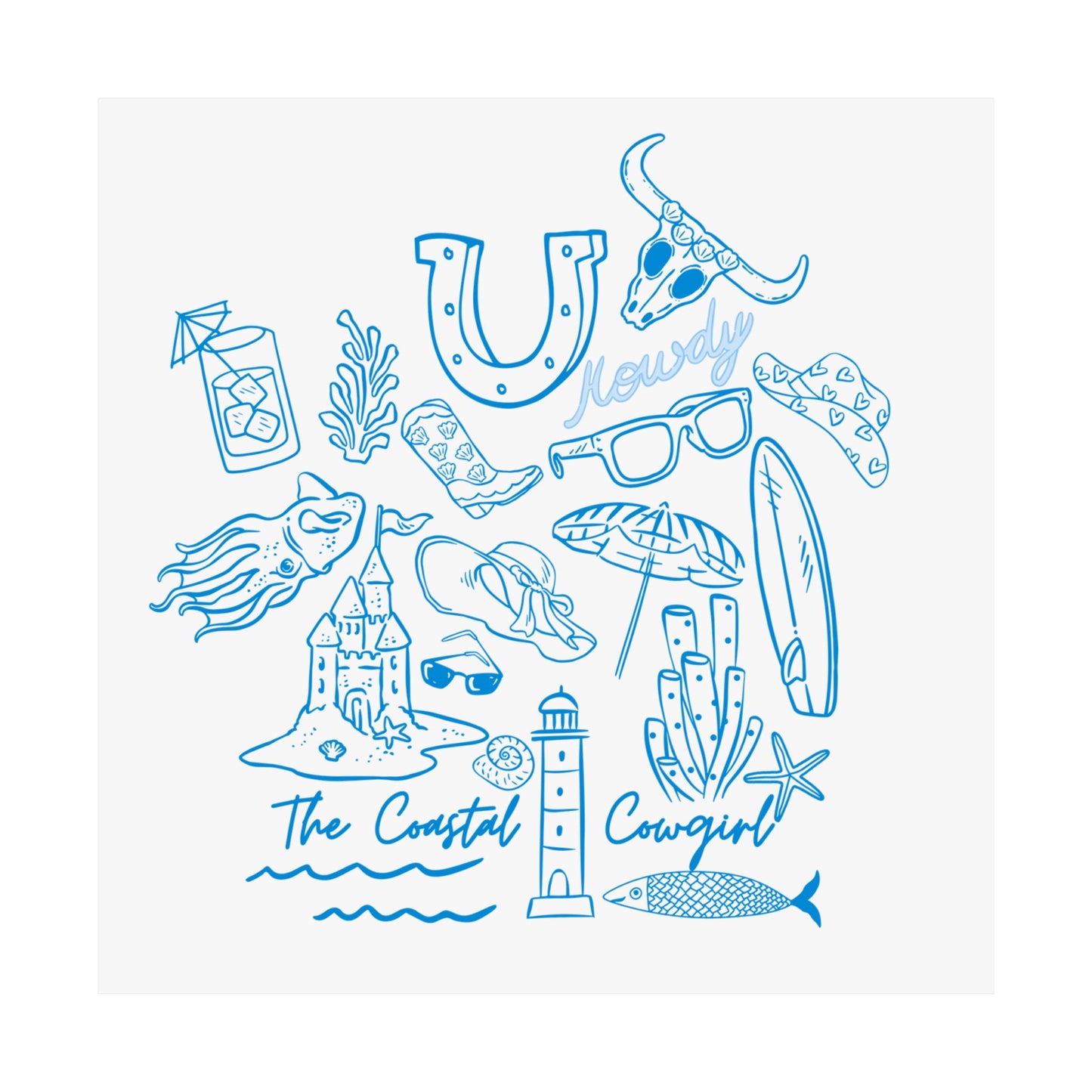 Coastal Cowgirl Poster II