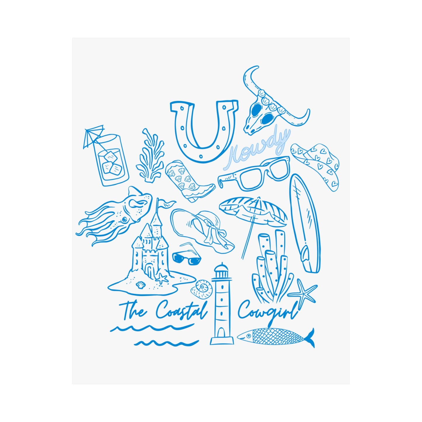 Coastal Cowgirl Poster II