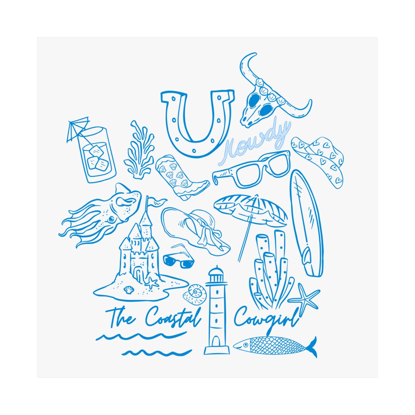 Coastal Cowgirl Poster II