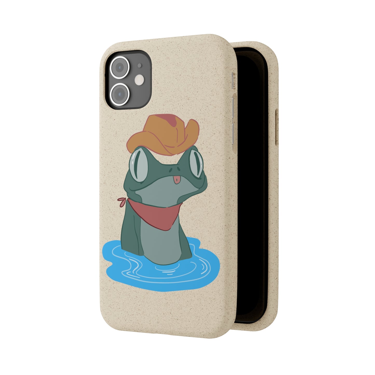 Cowboy Frog Biodegradable Phone Case