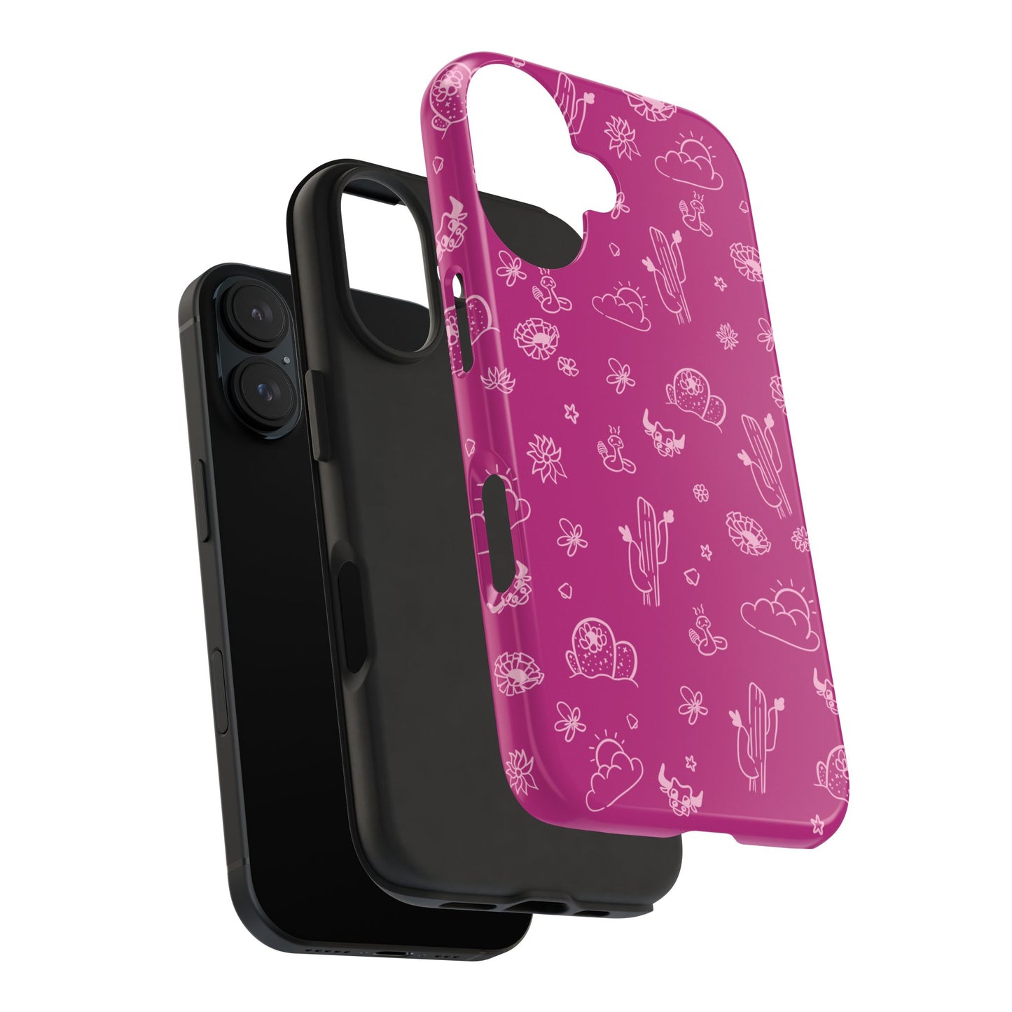 Desert Pink Protective Phone Case