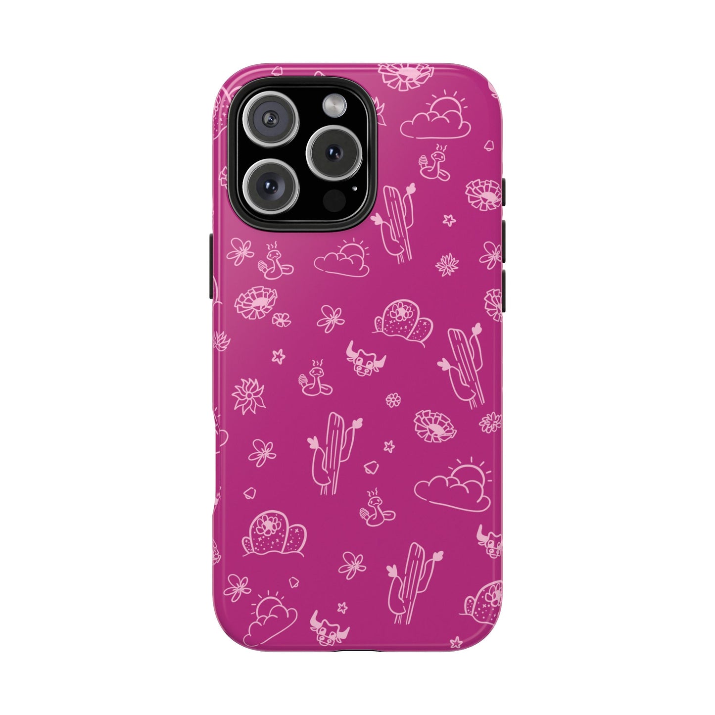 Desert Pink Protective Phone Case