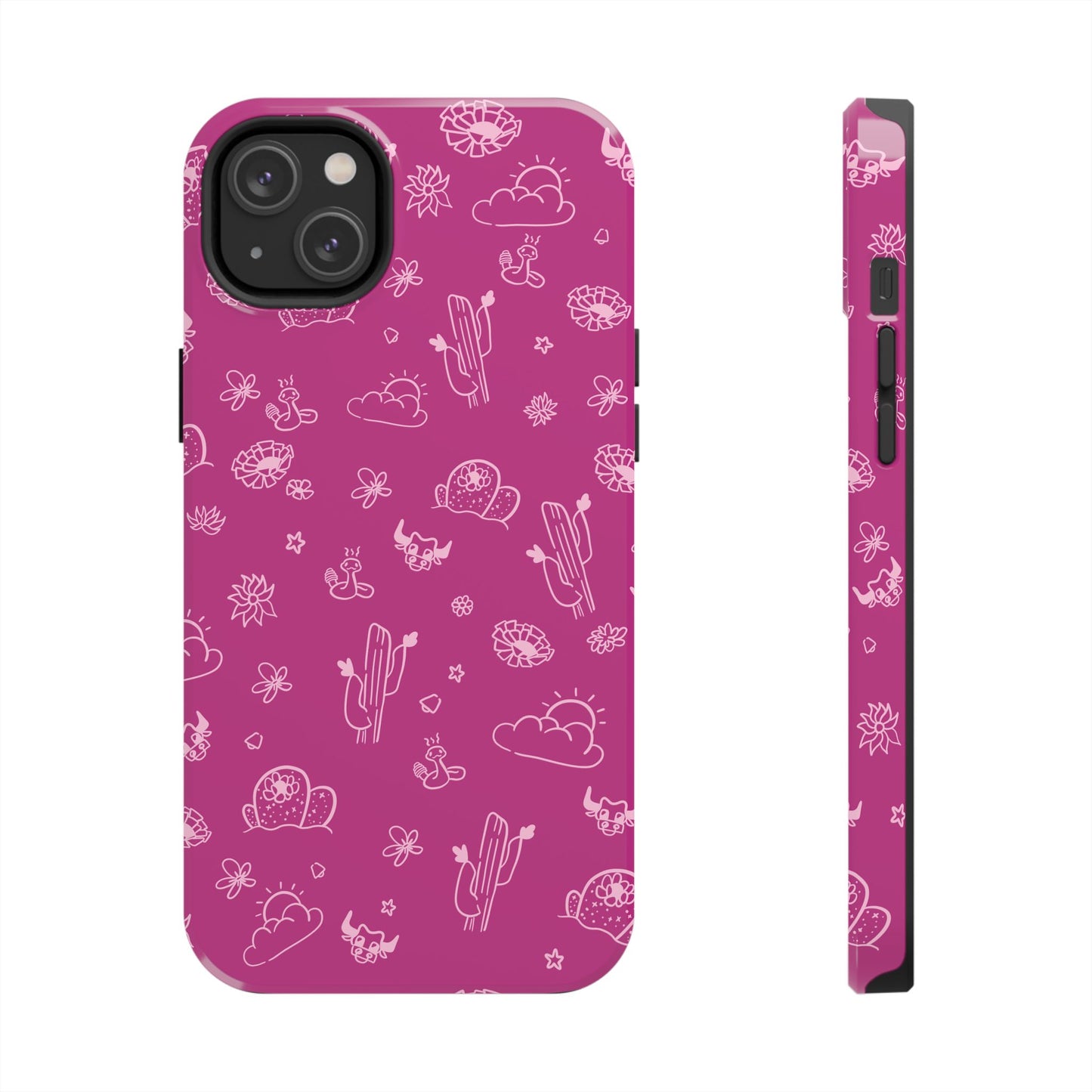 Desert Pink Protective Phone Case