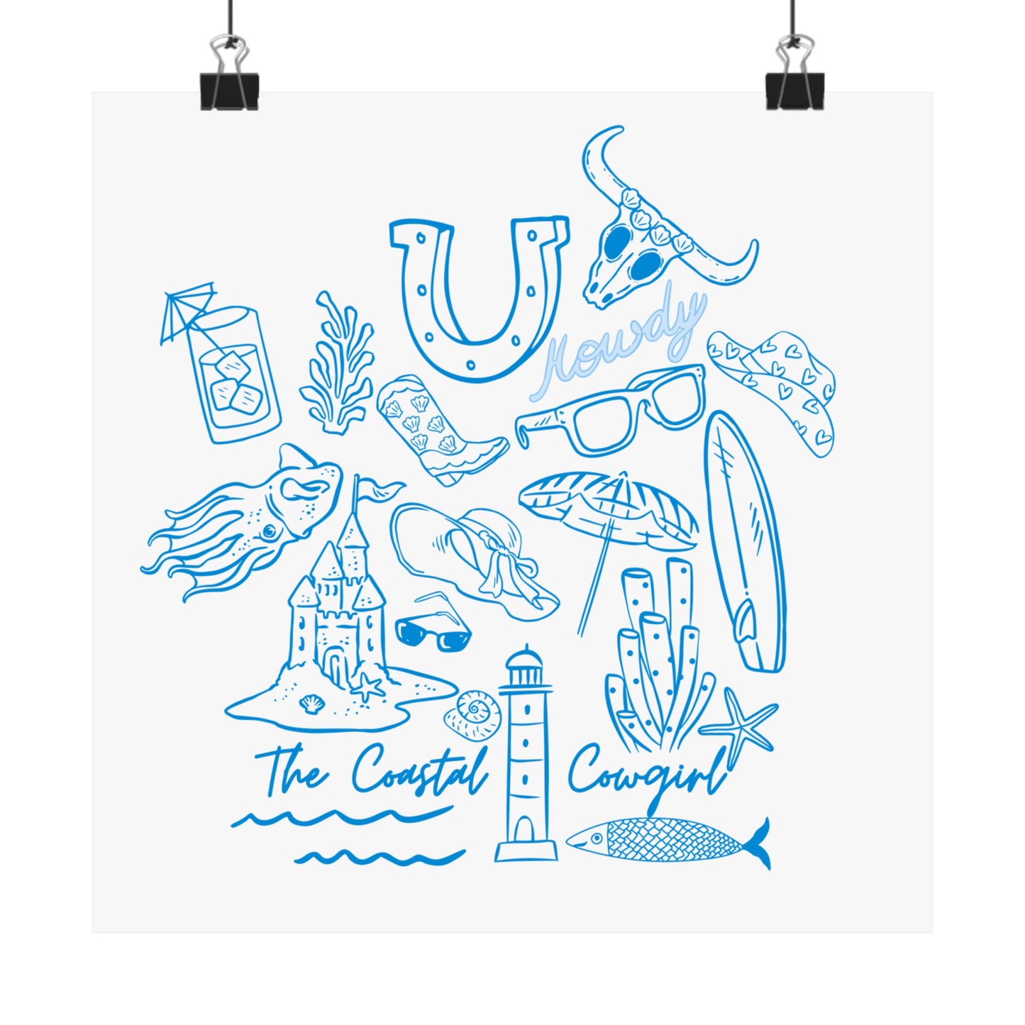Coastal Cowgirl Poster II