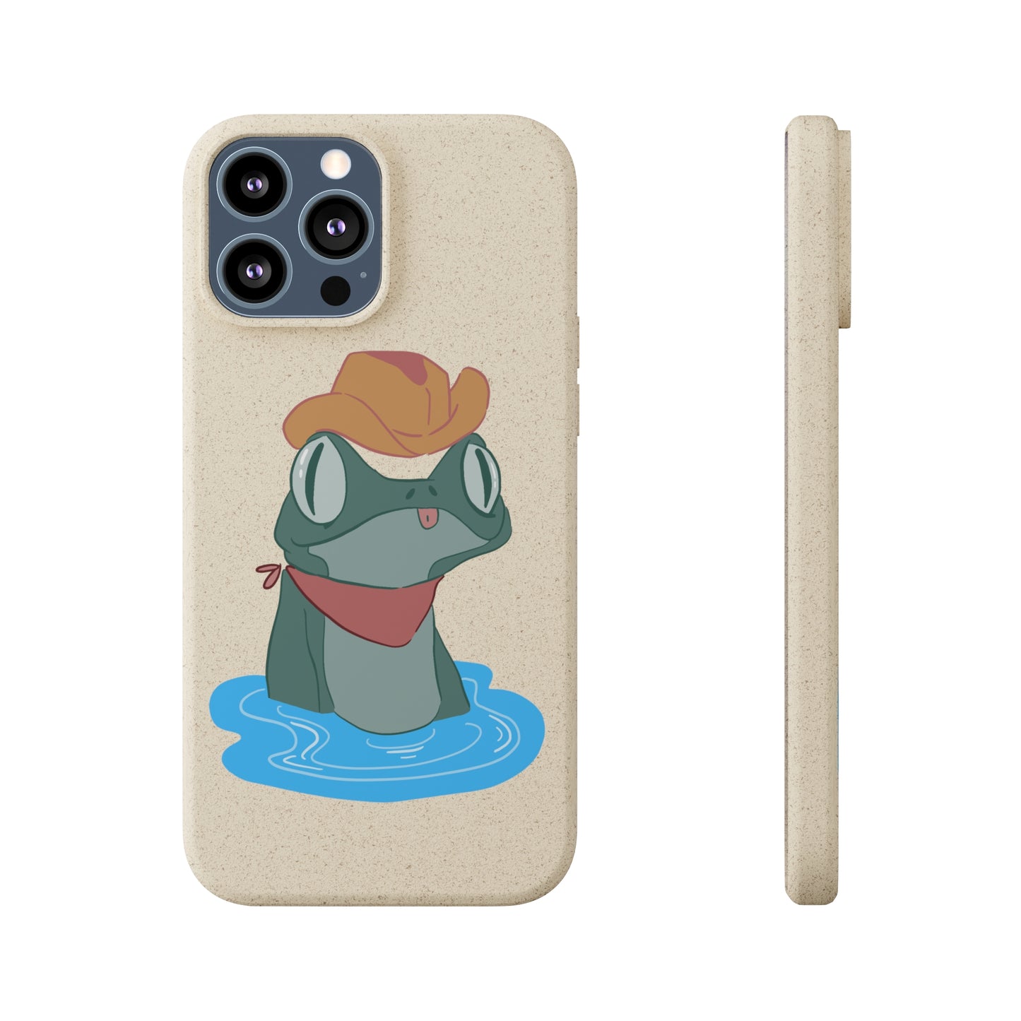 Cowboy Frog Biodegradable Phone Case