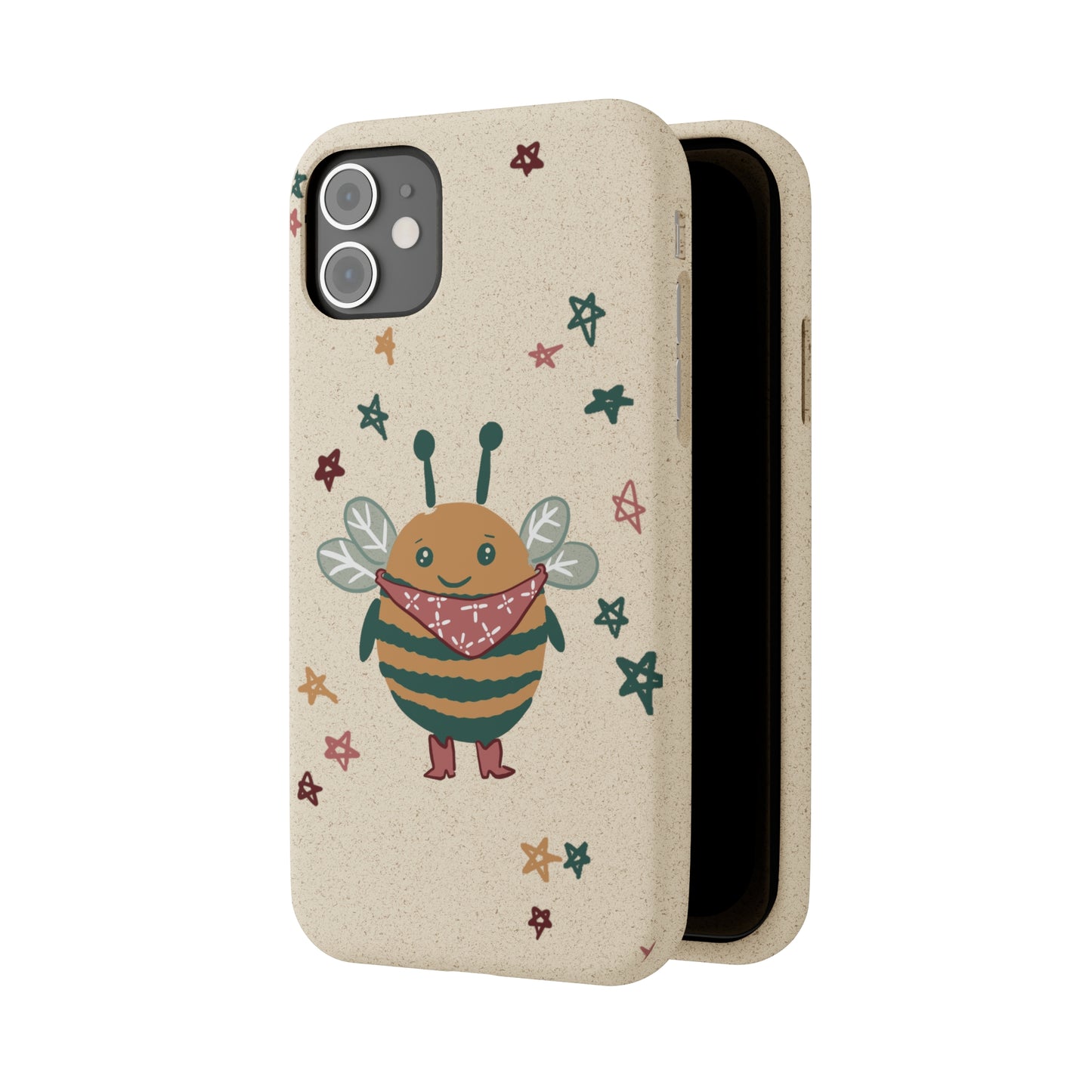 Cowboy Bee Biodegradable Phone Case