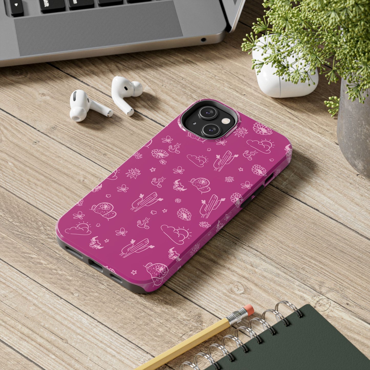 Desert Pink Protective Phone Case