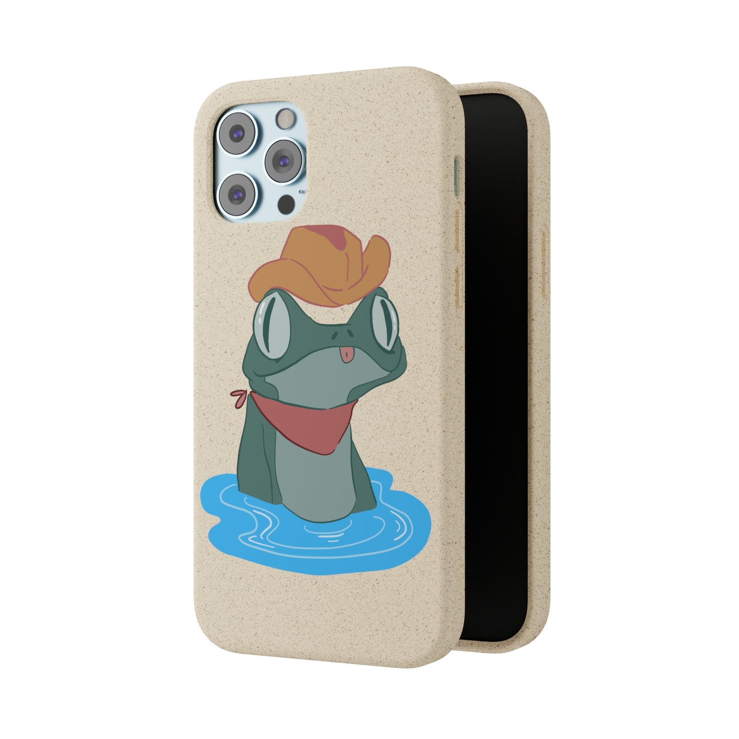 Cowboy Frog Biodegradable Phone Case