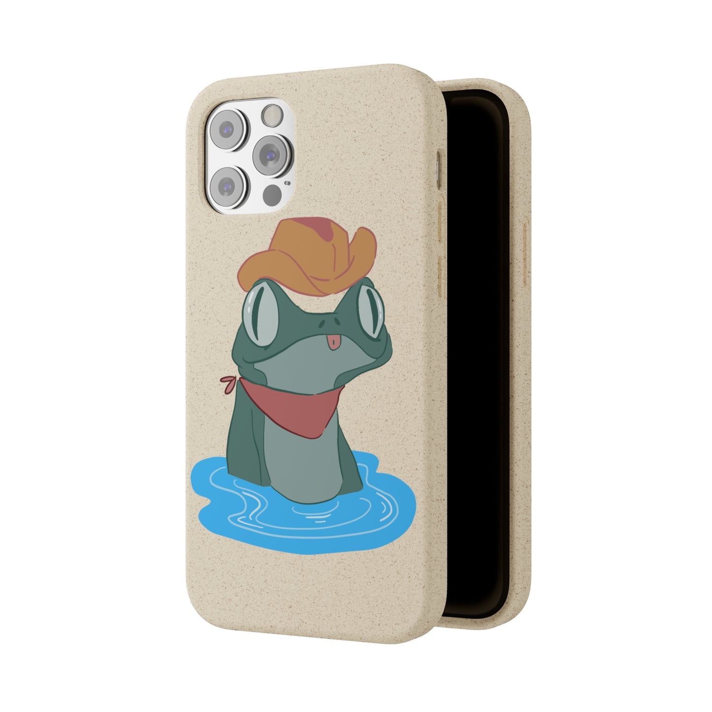 Cowboy Frog Biodegradable Phone Case