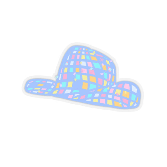 Confetti Cowboy Hat Sticker