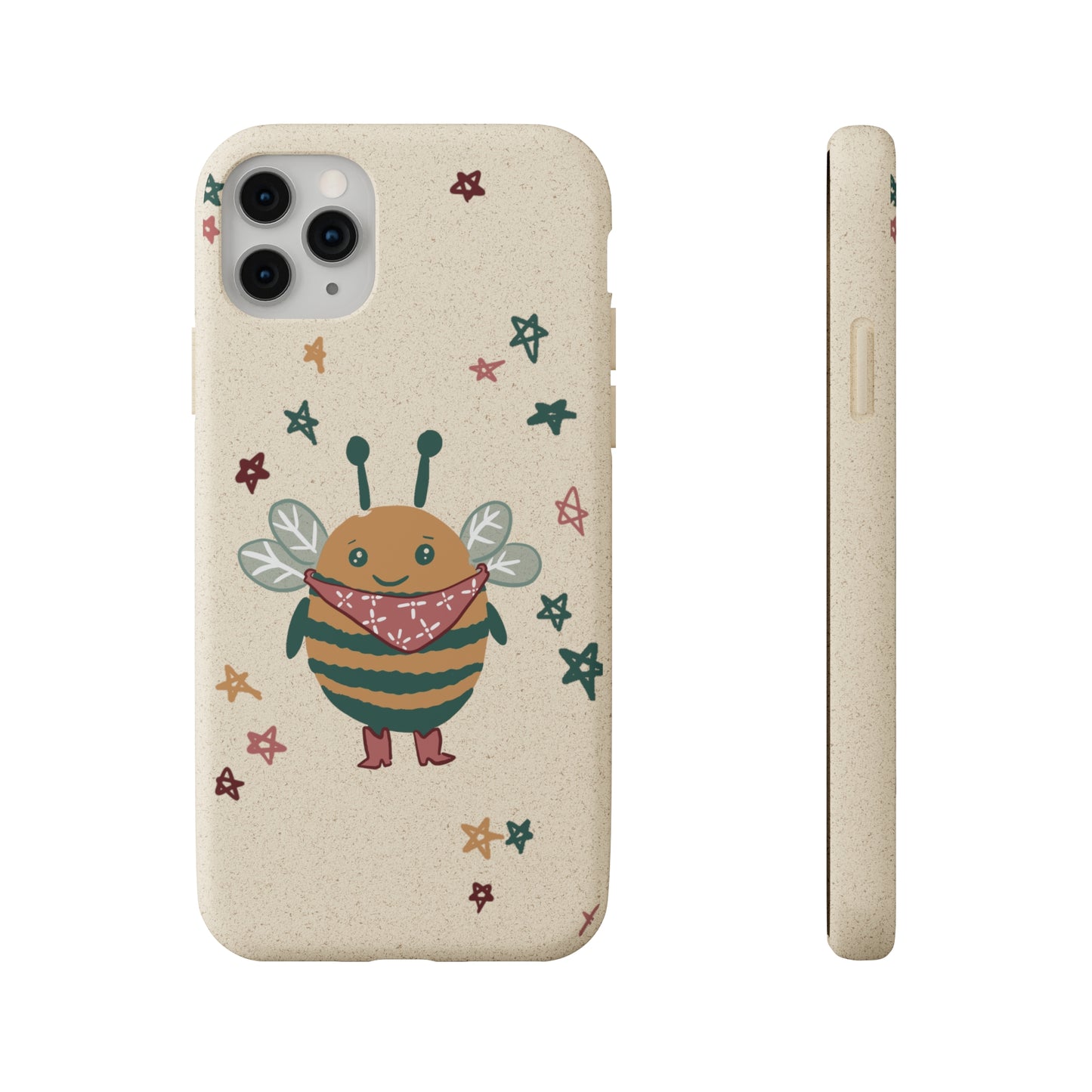 Cowboy Bee Biodegradable Phone Case