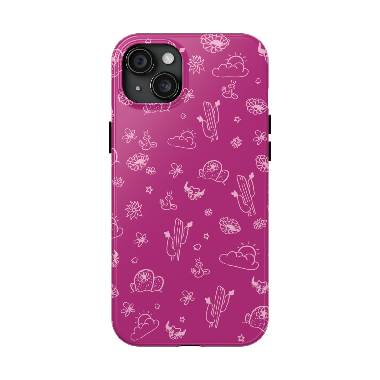 Desert Pink Protective Phone Case