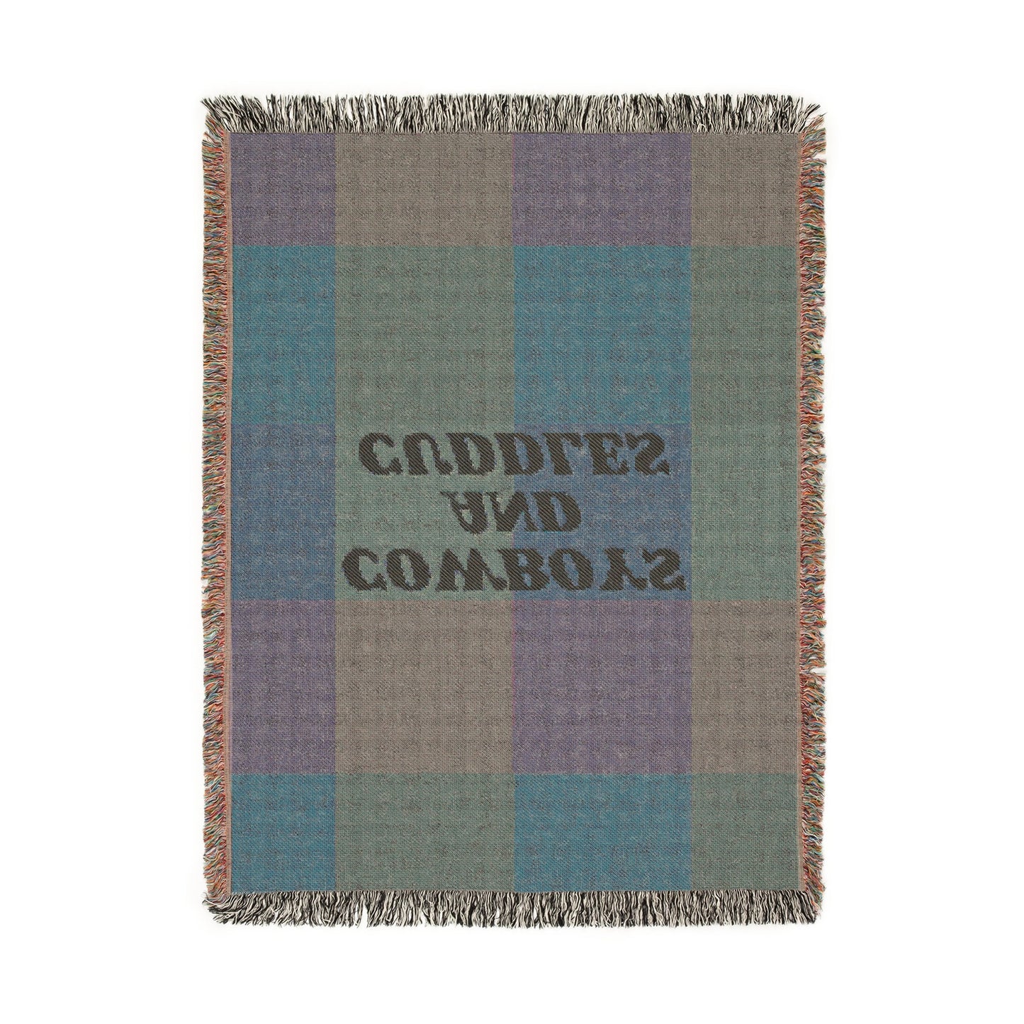 Cowboys and Cuddles Woven Blanket