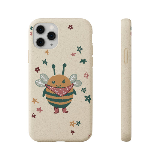 Cowboy Bee Biodegradable Phone Case