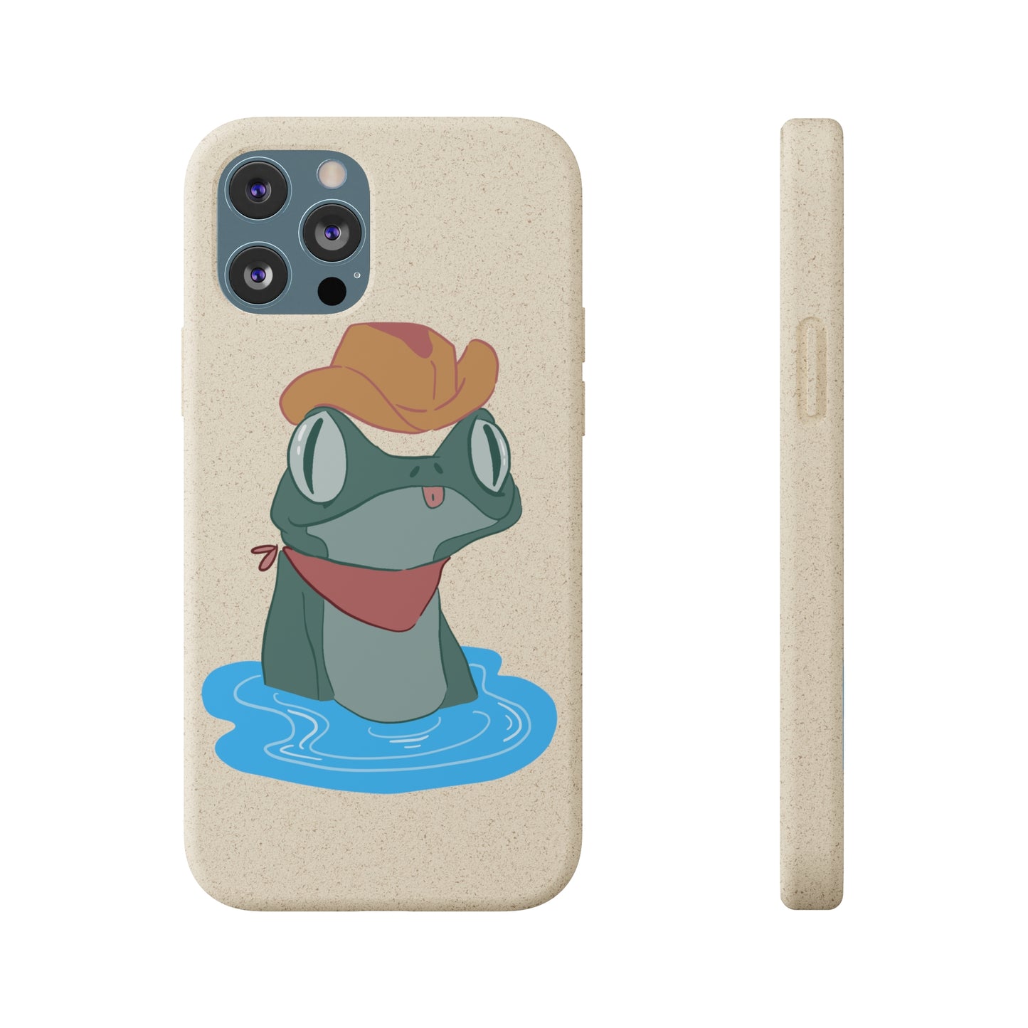 Cowboy Frog Biodegradable Phone Case