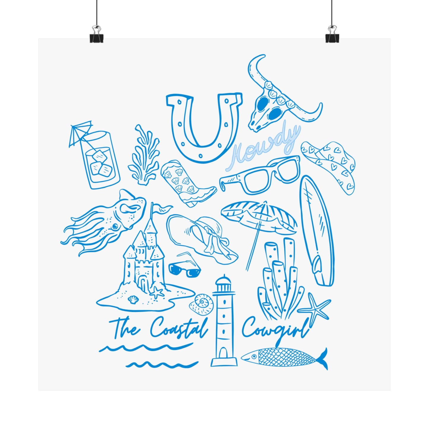 Coastal Cowgirl Poster II
