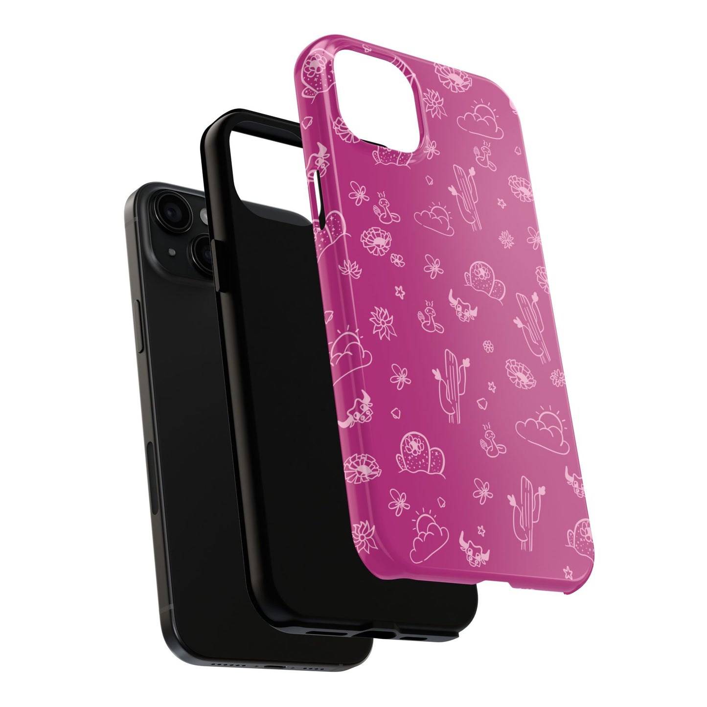 Desert Pink Protective Phone Case