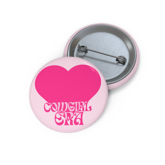 Cowgirl Era Button Pin