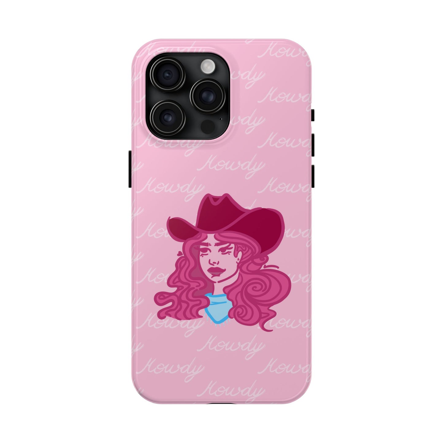 Howdy Cowgirl Protective Phone Case