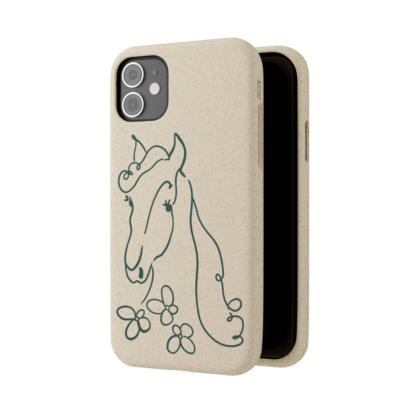 Horse Biodegradable Phone Case