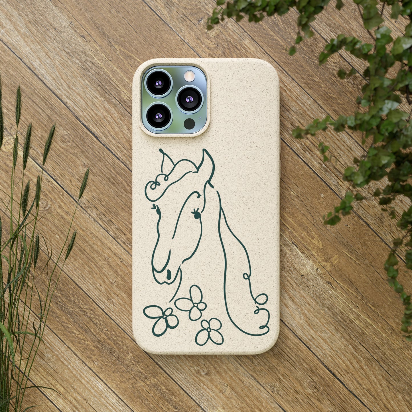 Horse Biodegradable Phone Case