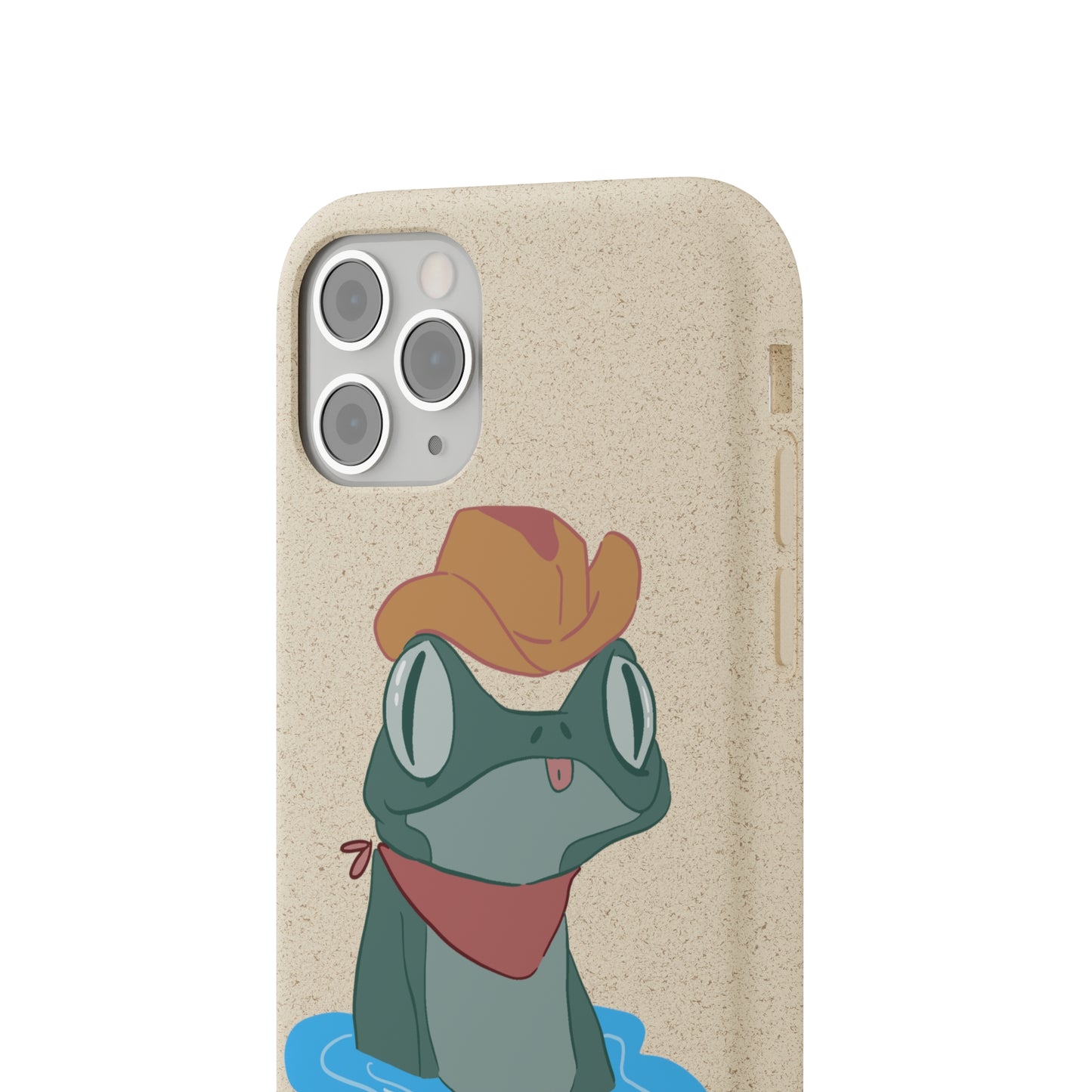 Cowboy Frog Biodegradable Phone Case