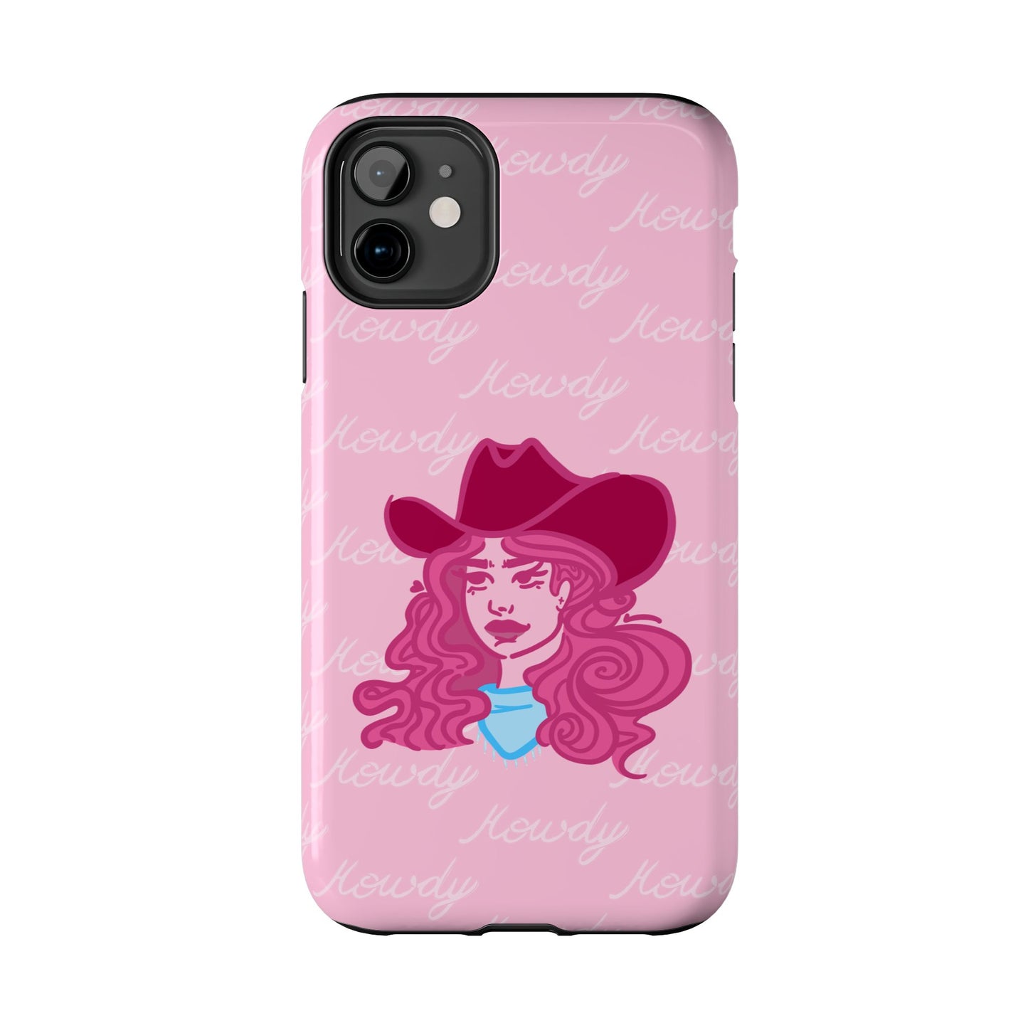 Howdy Cowgirl Protective Phone Case