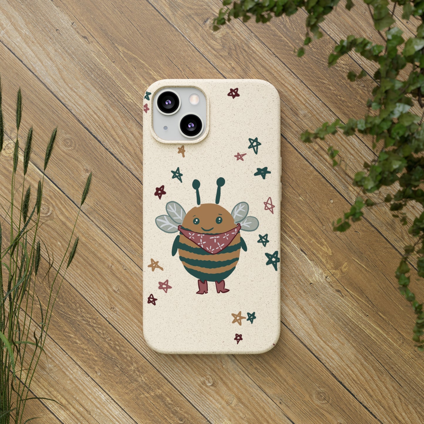 Cowboy Bee Biodegradable Phone Case