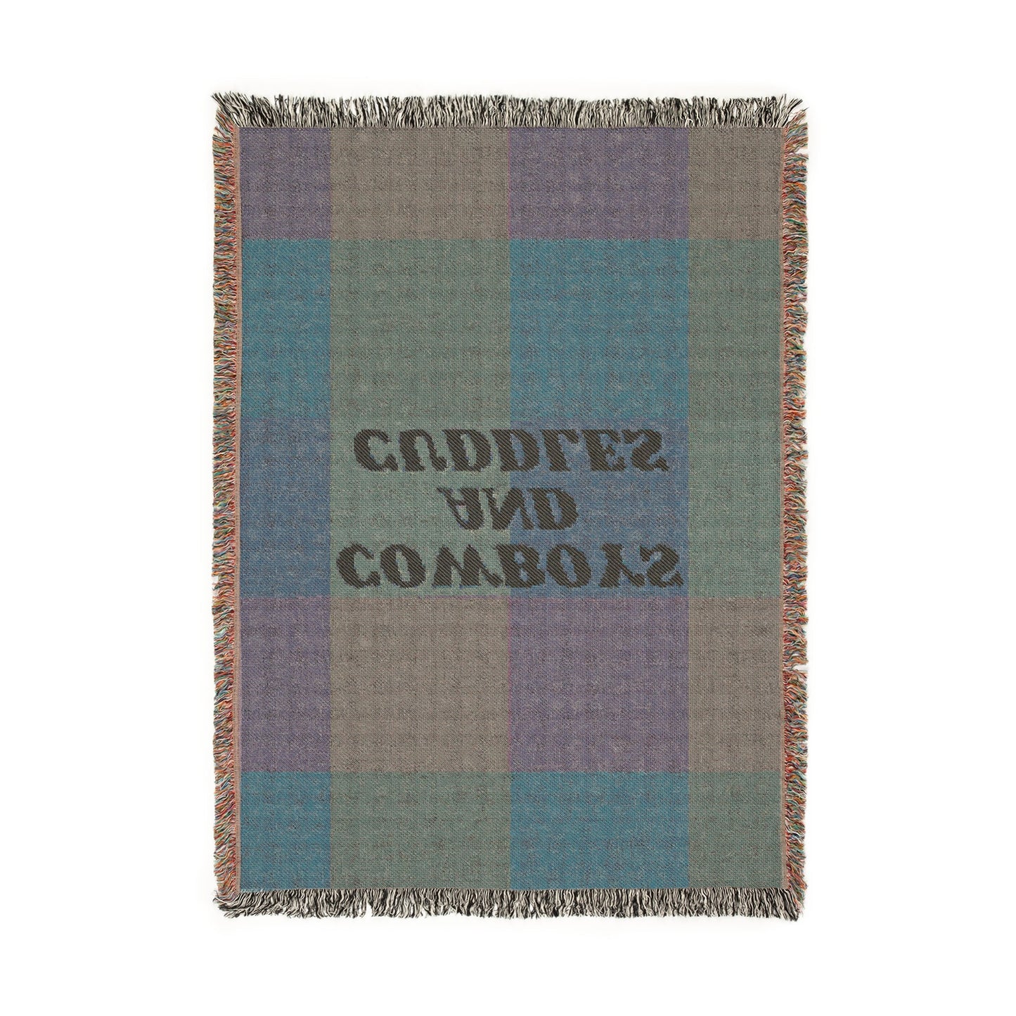 Cowboys and Cuddles Woven Blanket