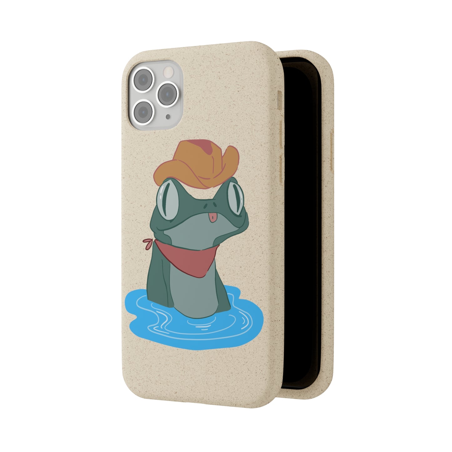 Cowboy Frog Biodegradable Phone Case