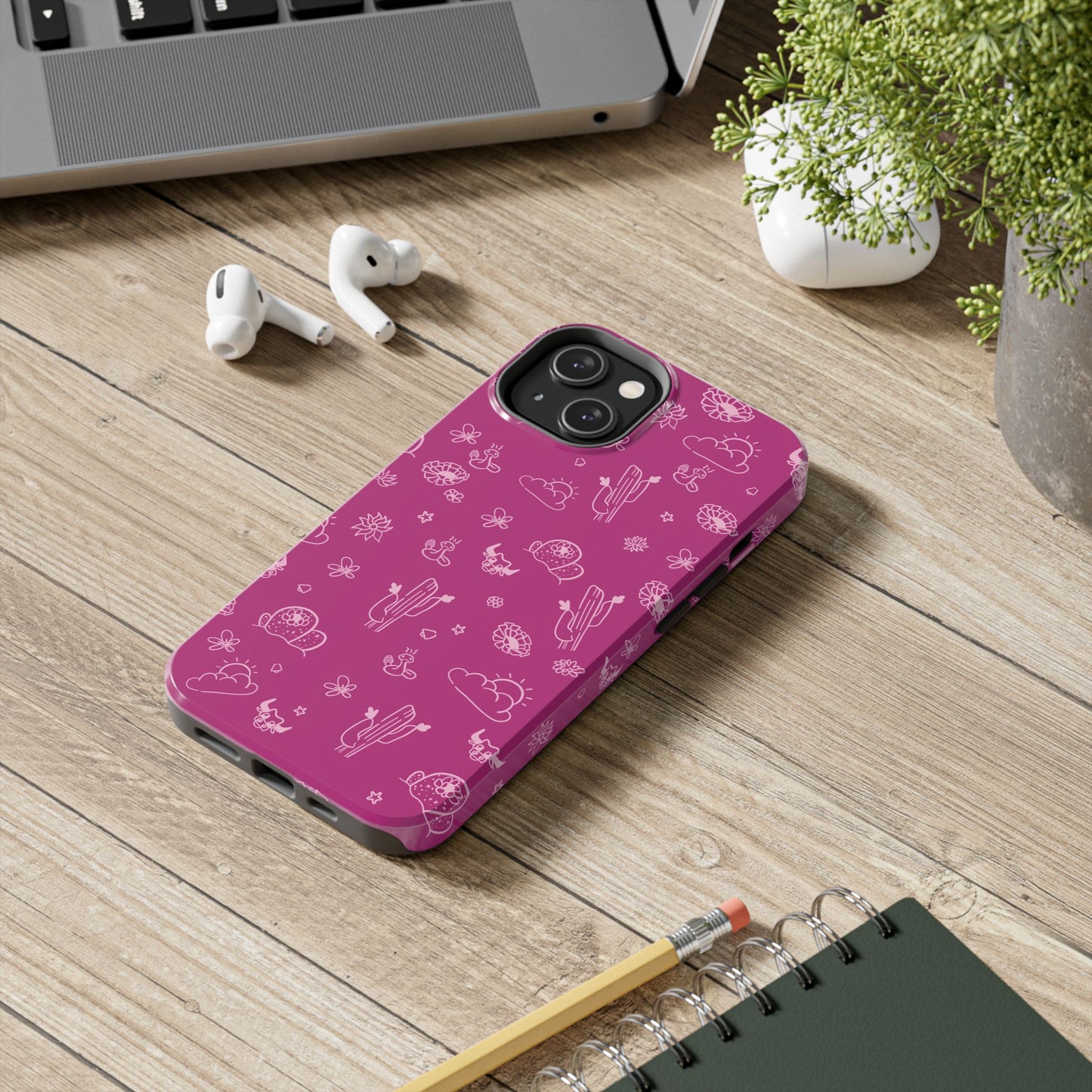 Desert Pink Protective Phone Case