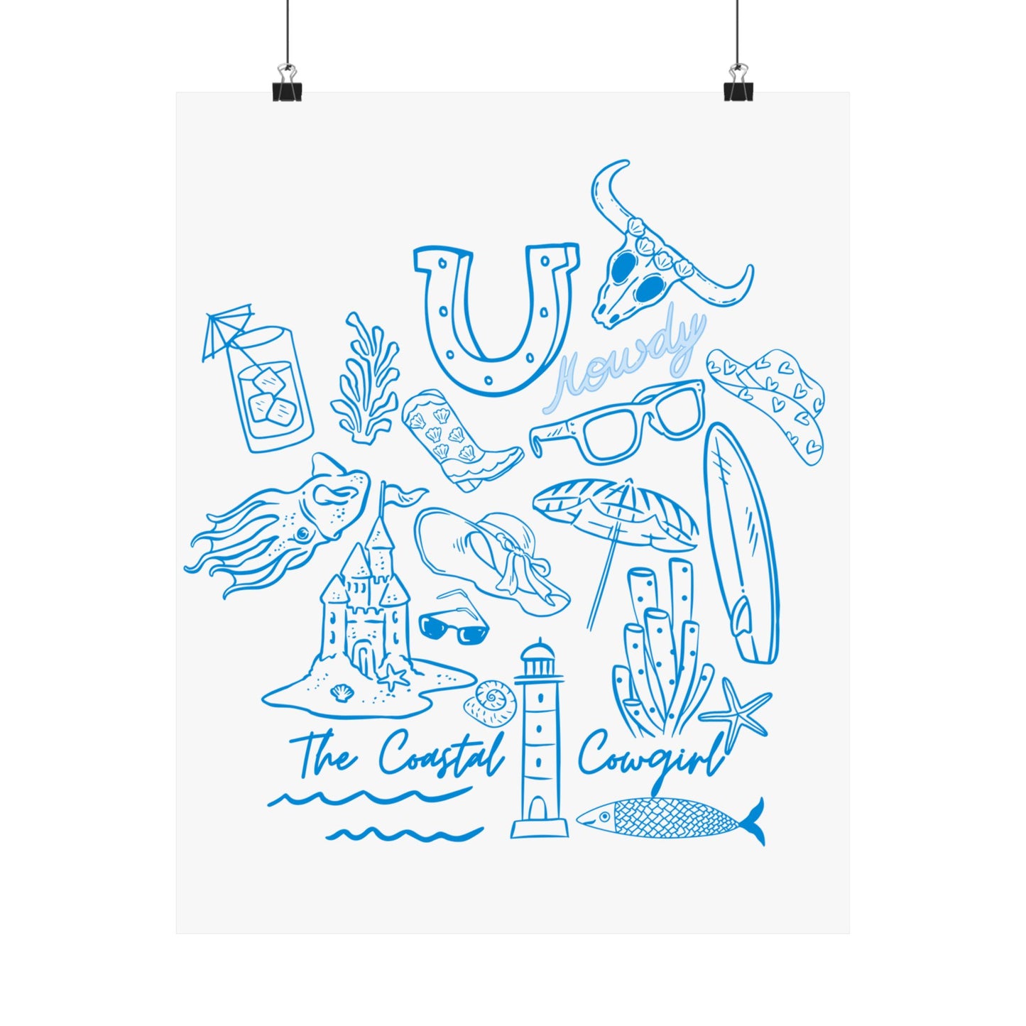 Coastal Cowgirl Poster II