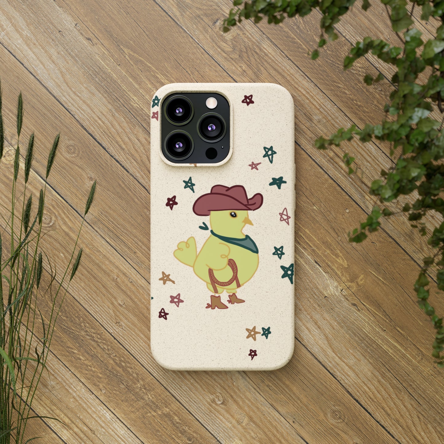 Cowboy Chick Biodegradable Phone Case