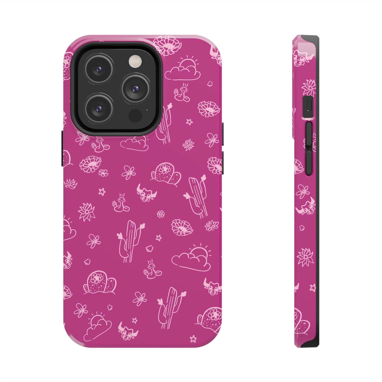 Desert Pink Protective Phone Case