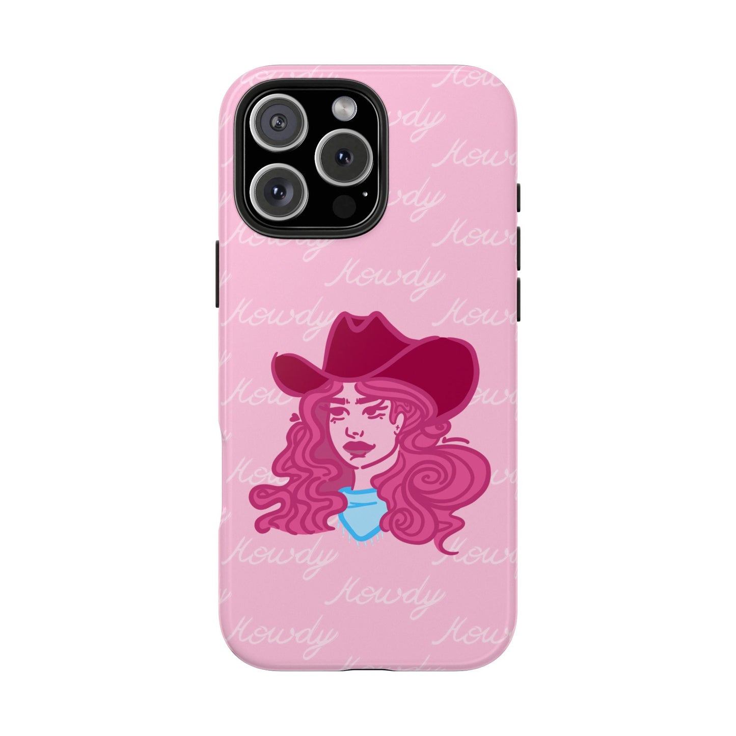 Howdy Cowgirl Protective Phone Case