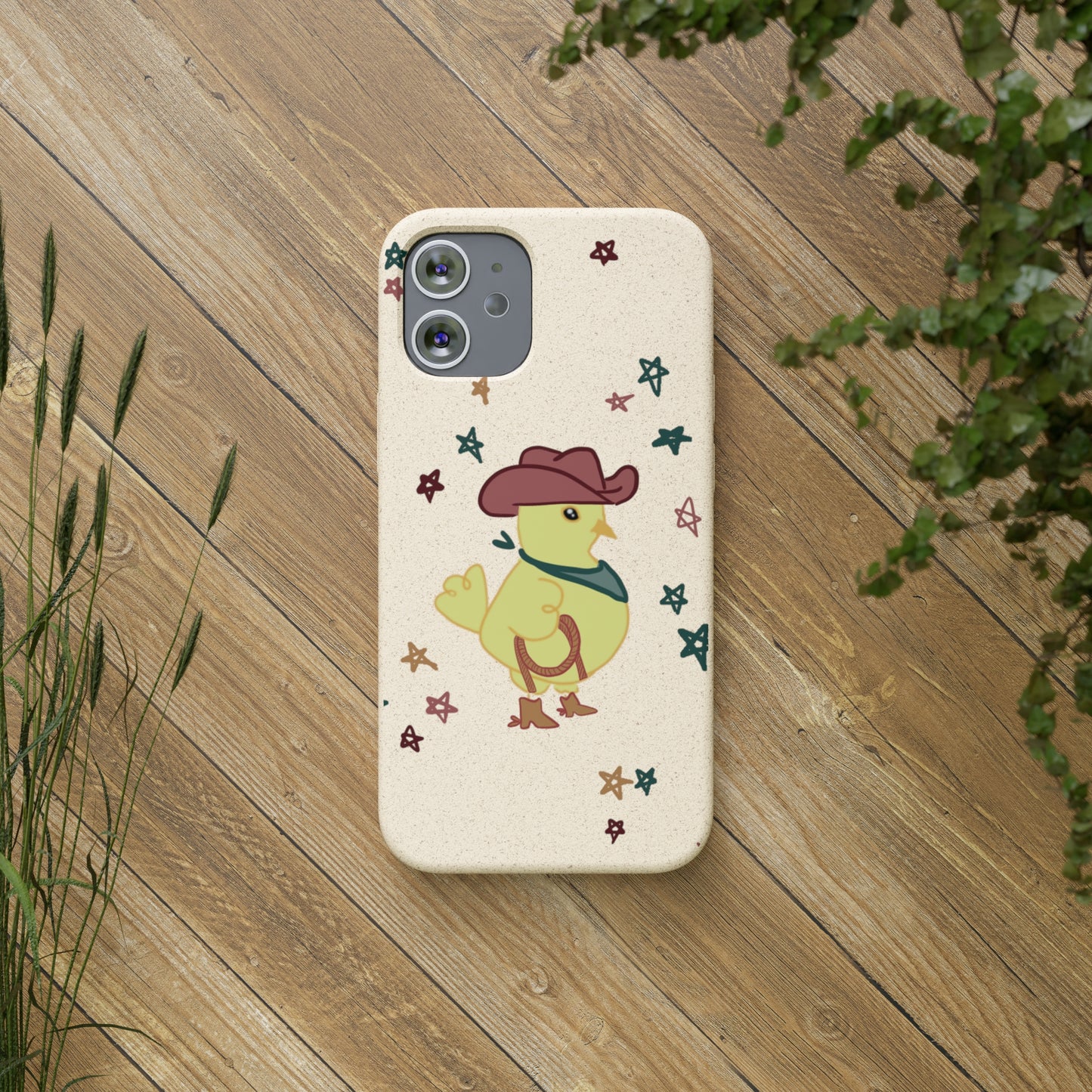 Cowboy Chick Biodegradable Phone Case