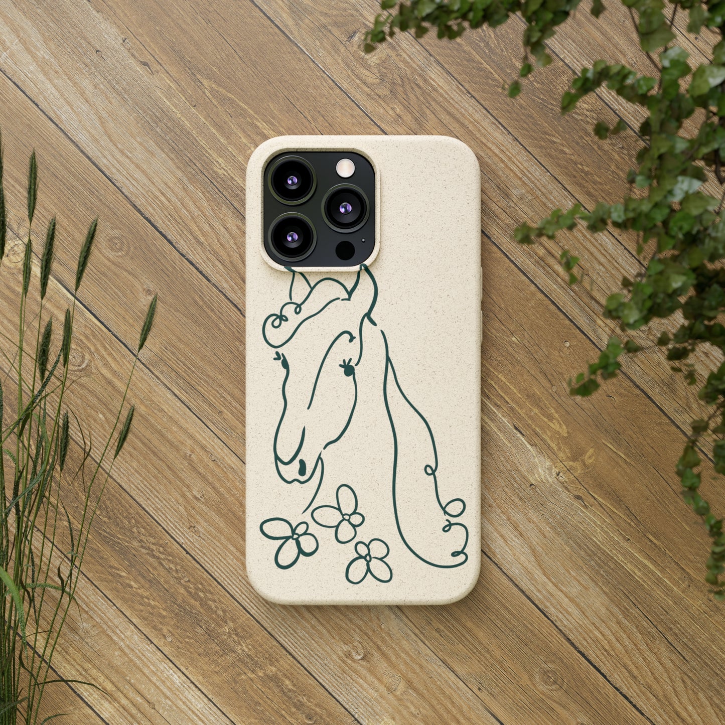 Horse Biodegradable Phone Case