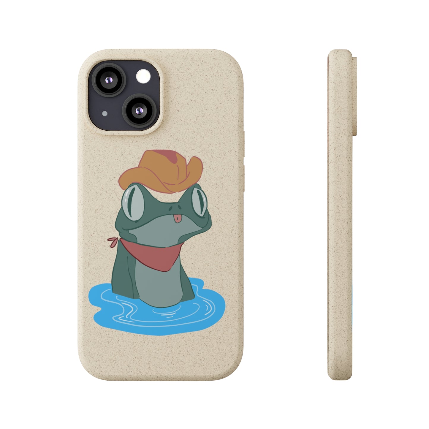 Cowboy Frog Biodegradable Phone Case