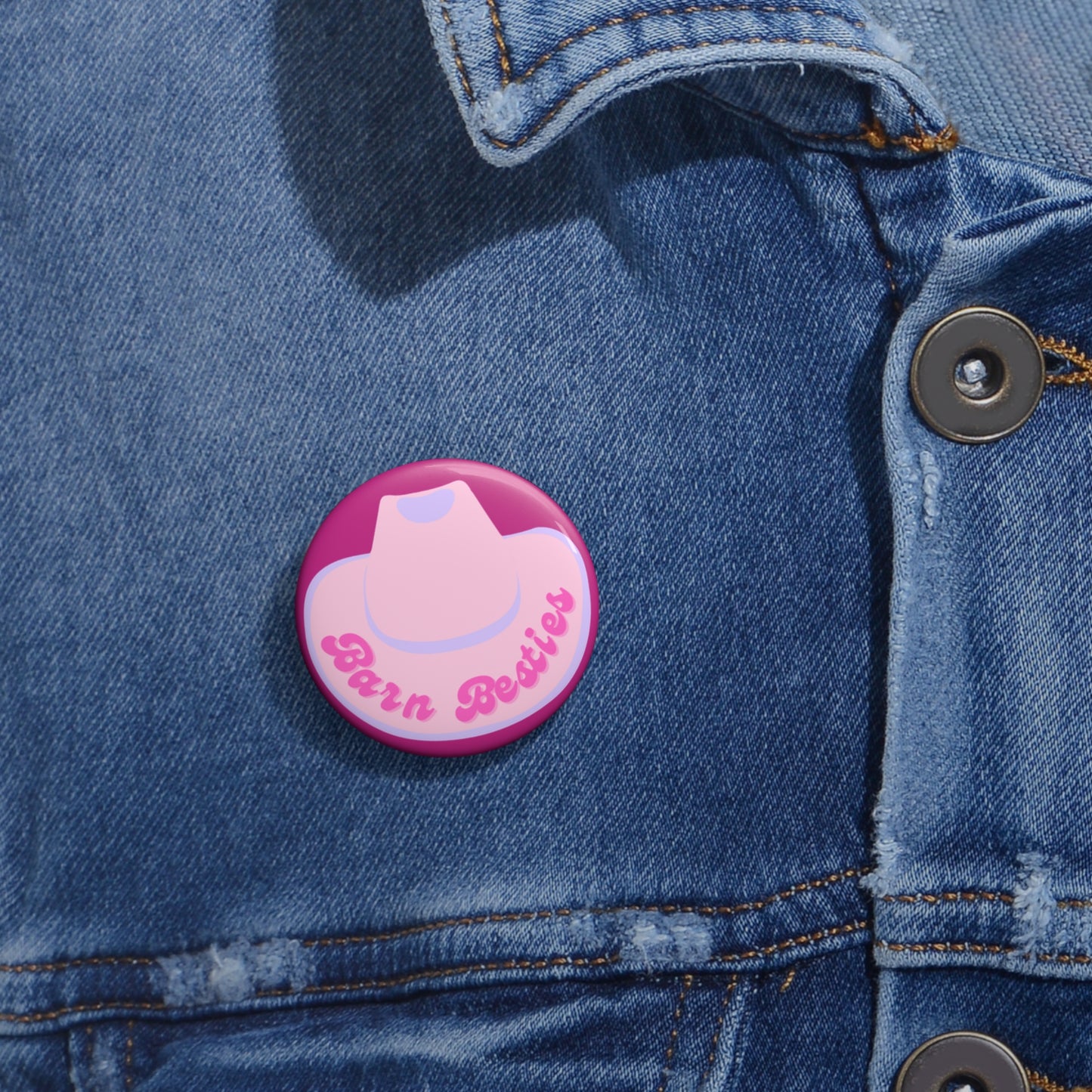 Barn Besties Button Pin