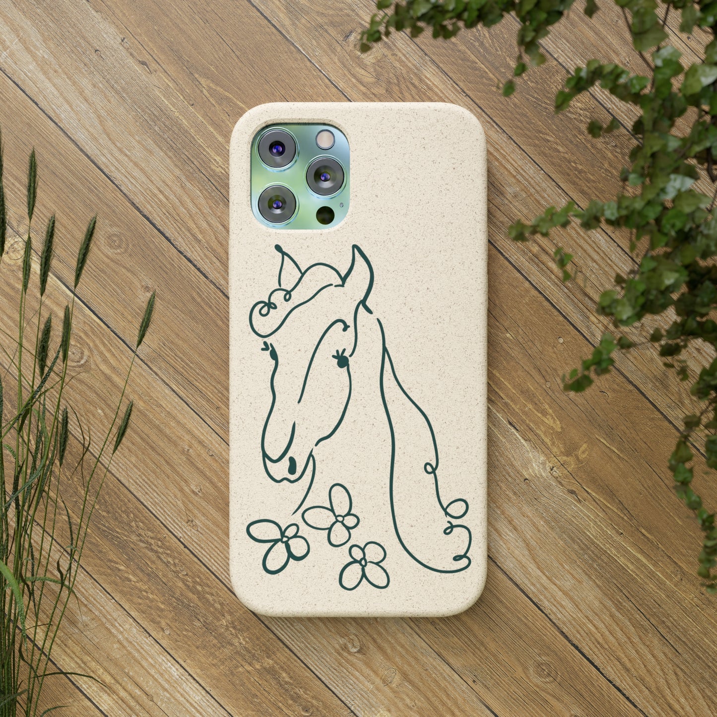 Horse Biodegradable Phone Case