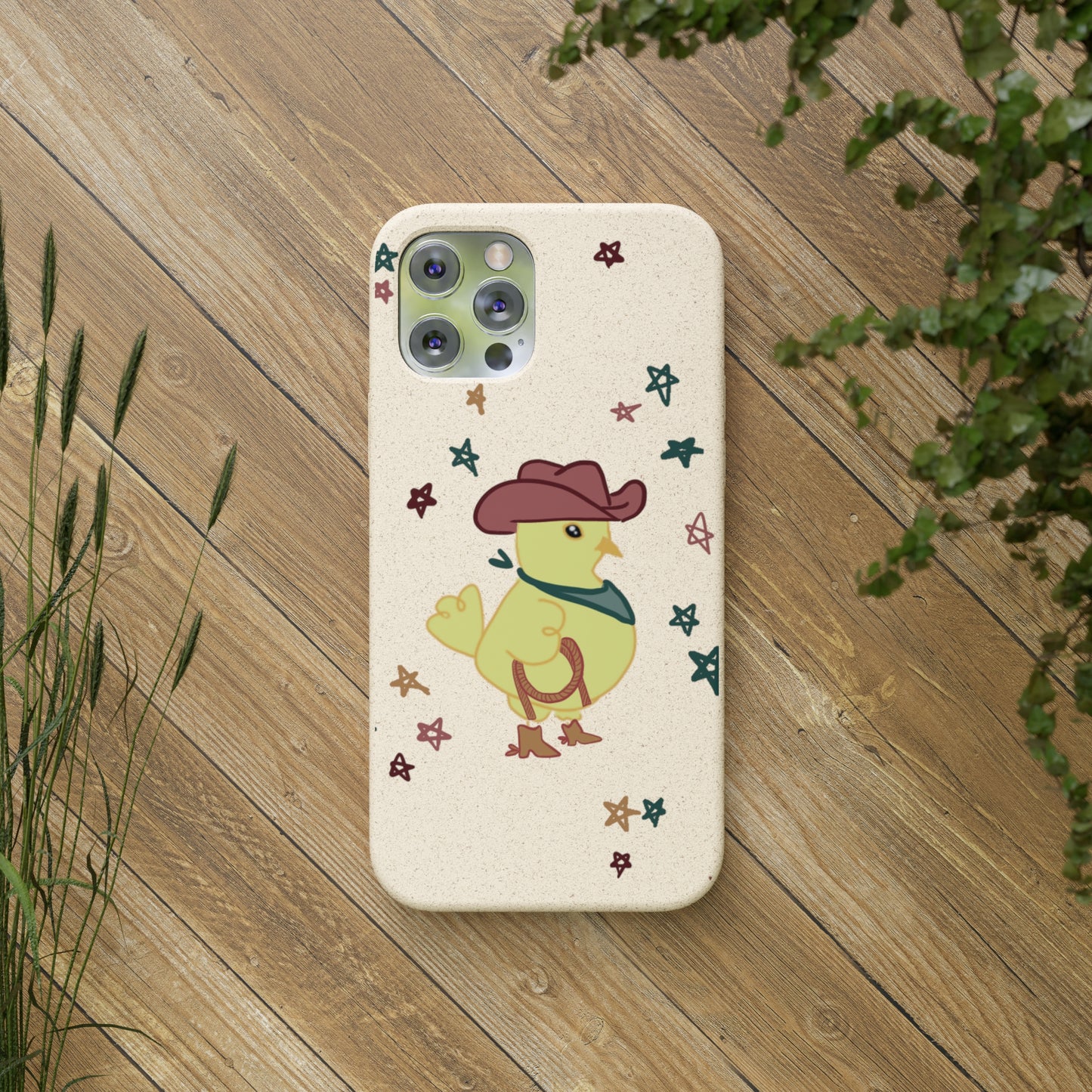 Cowboy Chick Biodegradable Phone Case