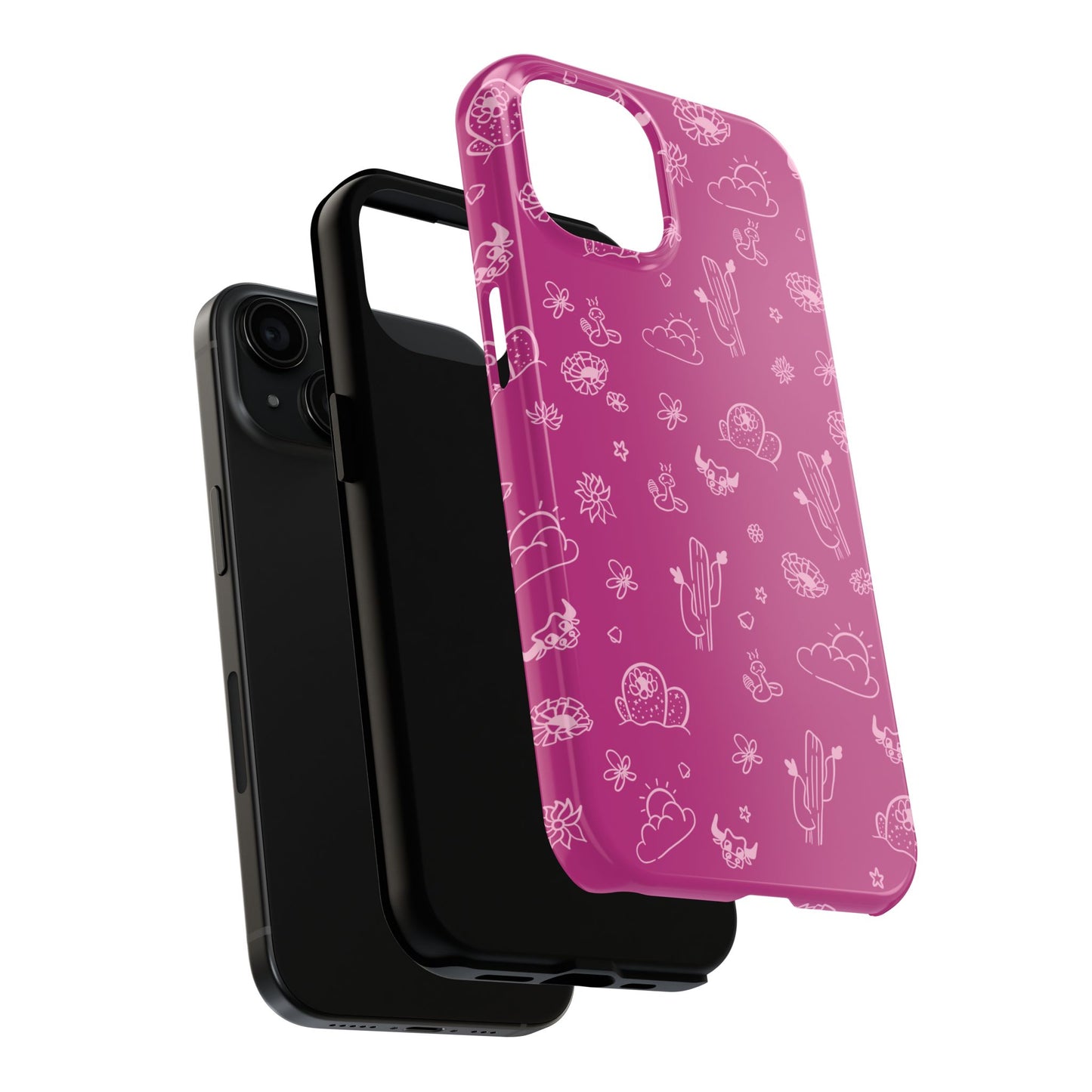 Desert Pink Protective Phone Case