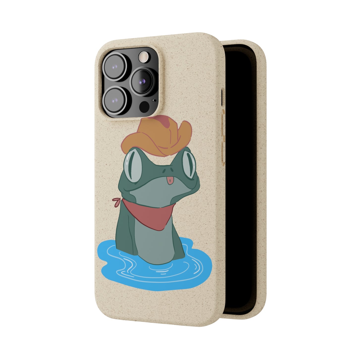 Cowboy Frog Biodegradable Phone Case