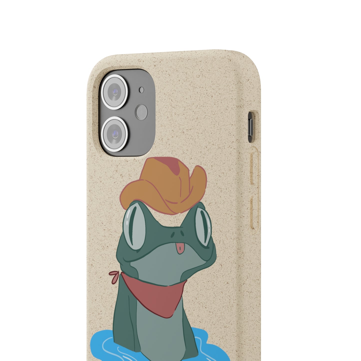 Cowboy Frog Biodegradable Phone Case