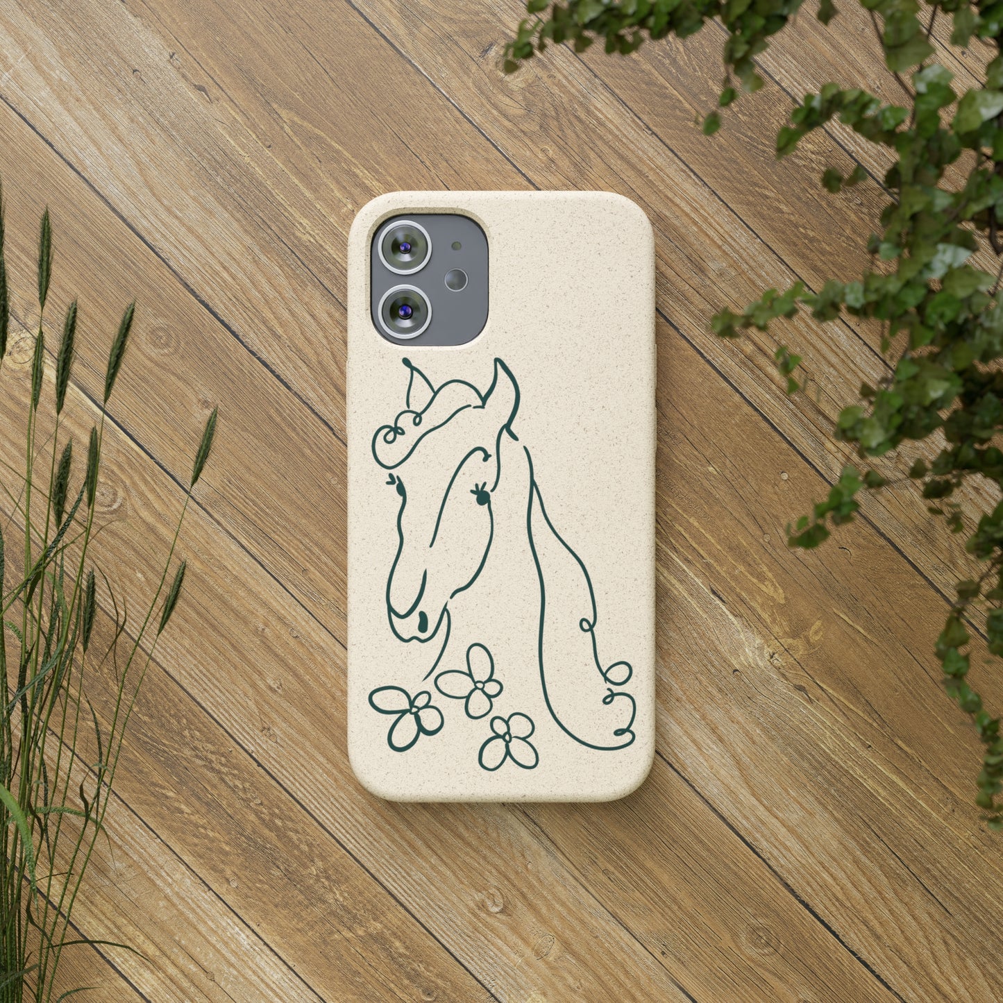 Horse Biodegradable Phone Case