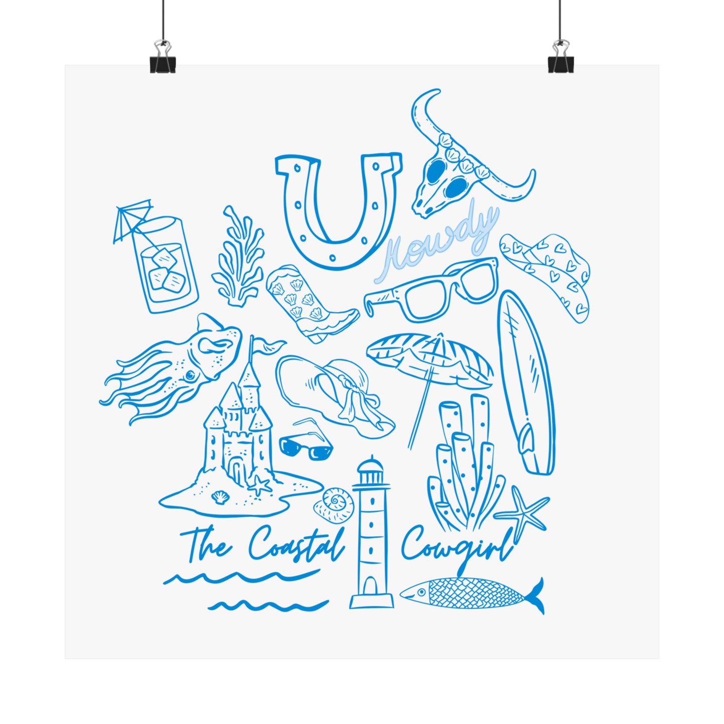 Coastal Cowgirl Poster II