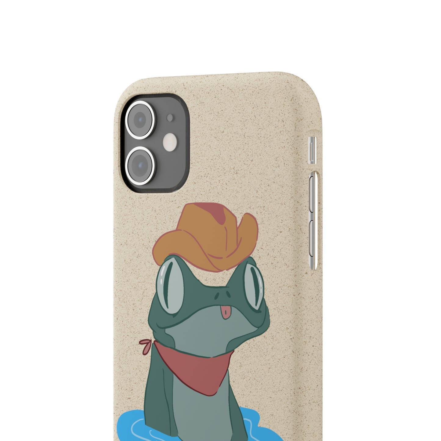 Cowboy Frog Biodegradable Phone Case