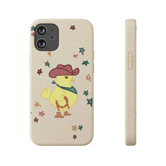 Cowboy Chick Biodegradable Phone Case