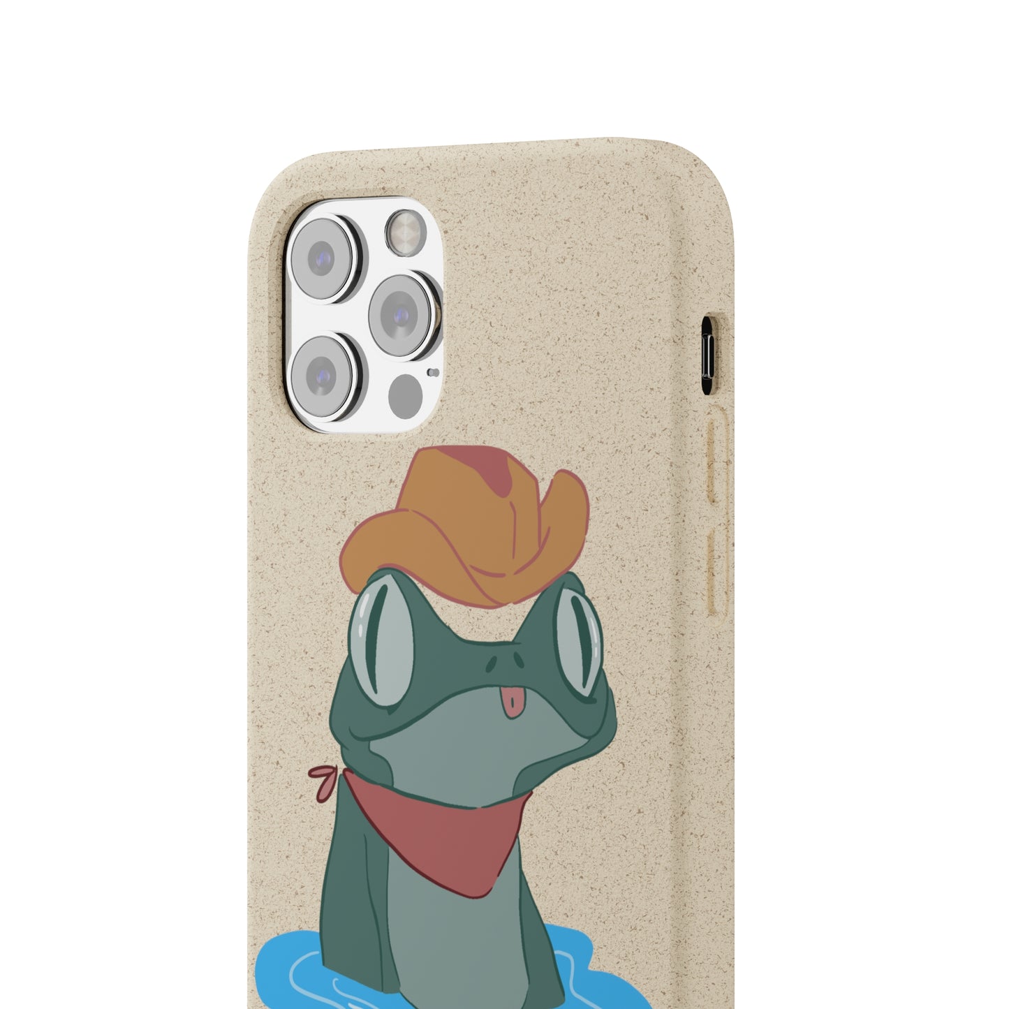 Cowboy Frog Biodegradable Phone Case